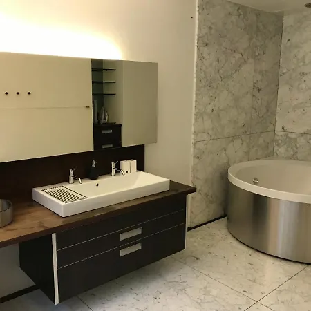 Apartment Design With Main Square View And Jacuzzi